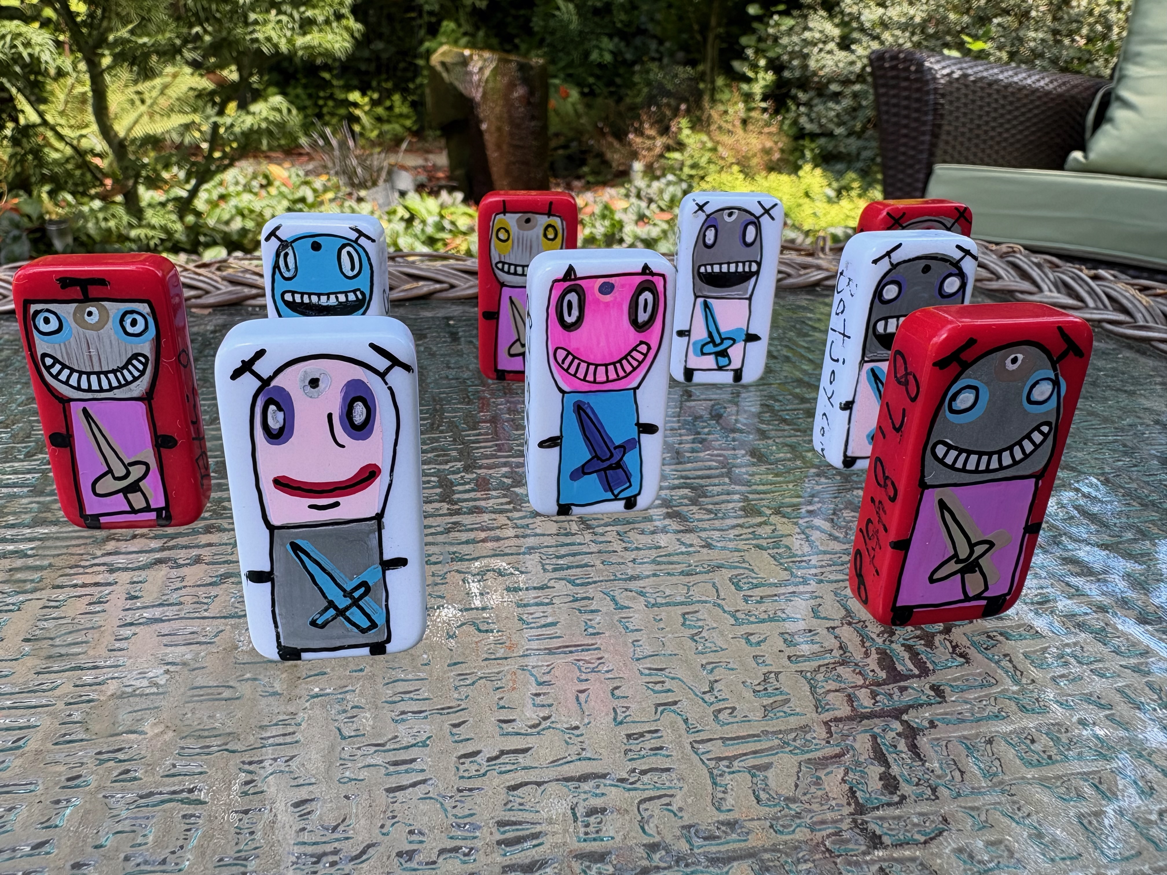 Hand-painted micro slayer figures by Gary Hirsch